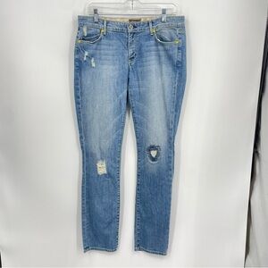 Rich & Skinny Footloose Vintage Boyfriend Jeans Sz 31 medium wash distressed‎